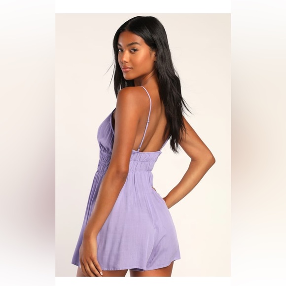 Lulus XS Purple Romper - Picture 2 of 2